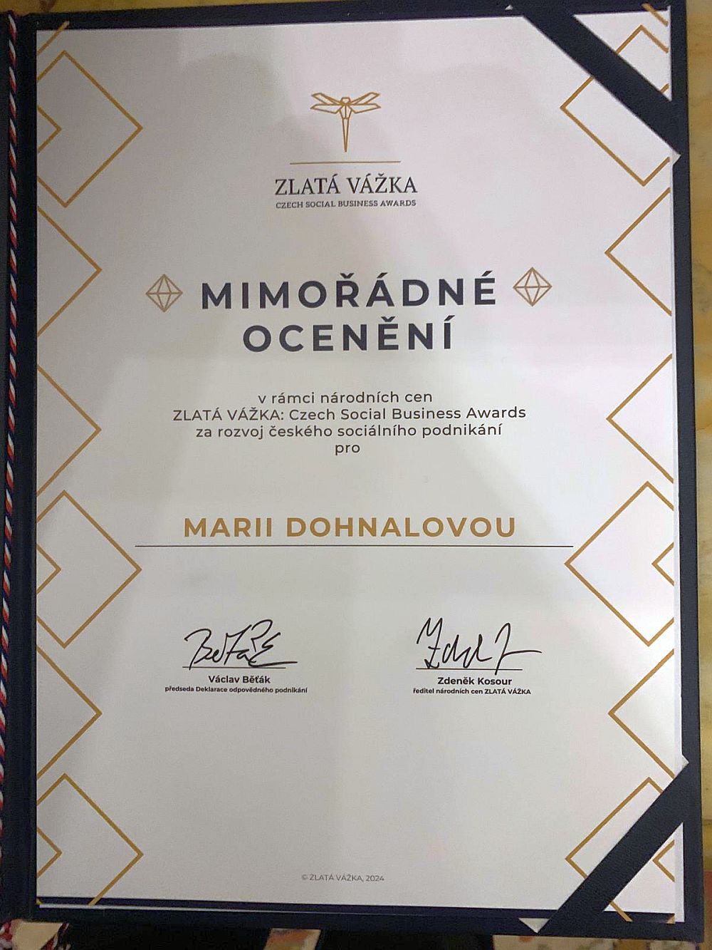 Dohnalová Zlatá vážka 4